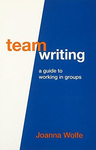 team writing a guide to working in groups