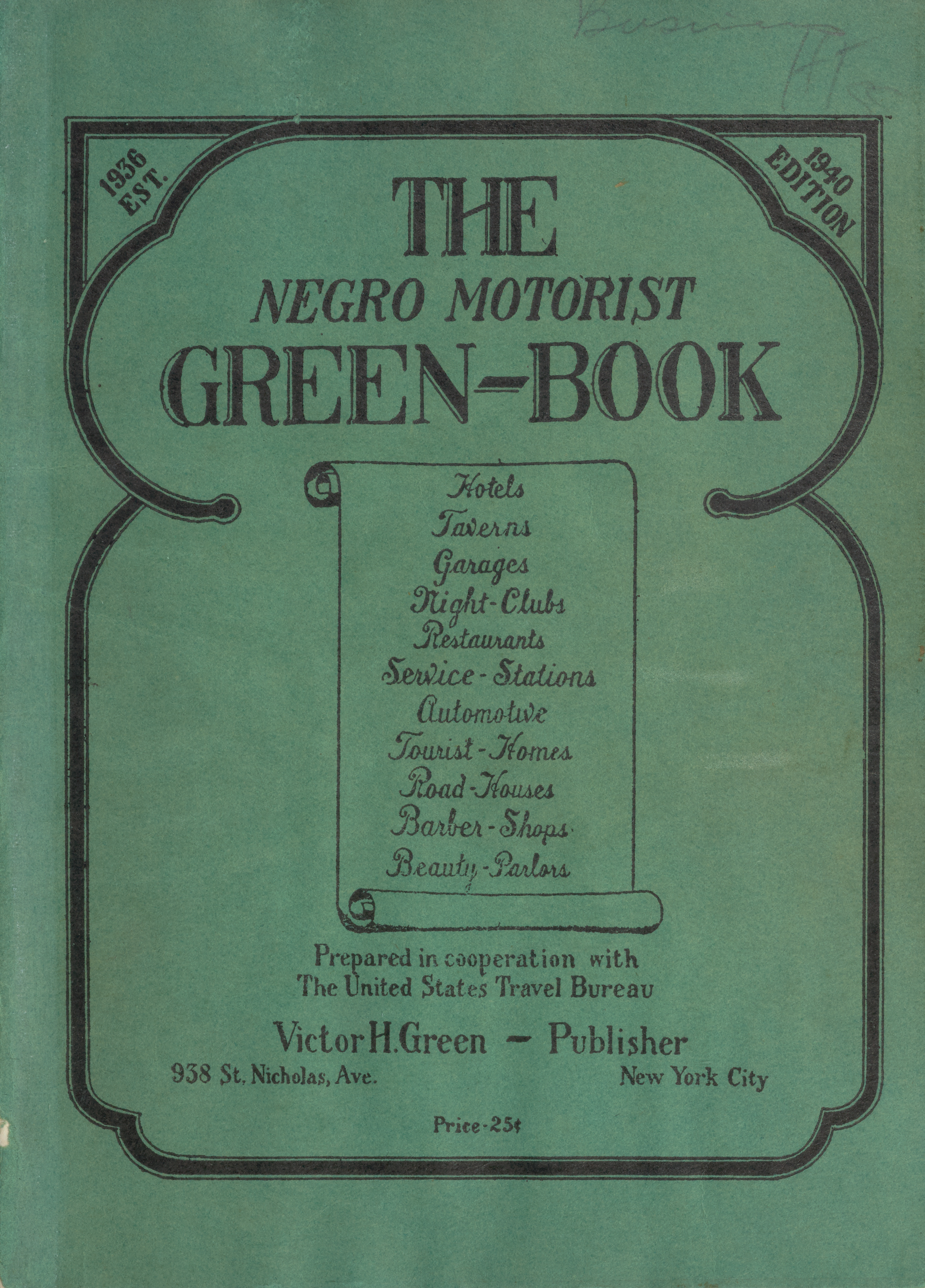 green book black travel guide