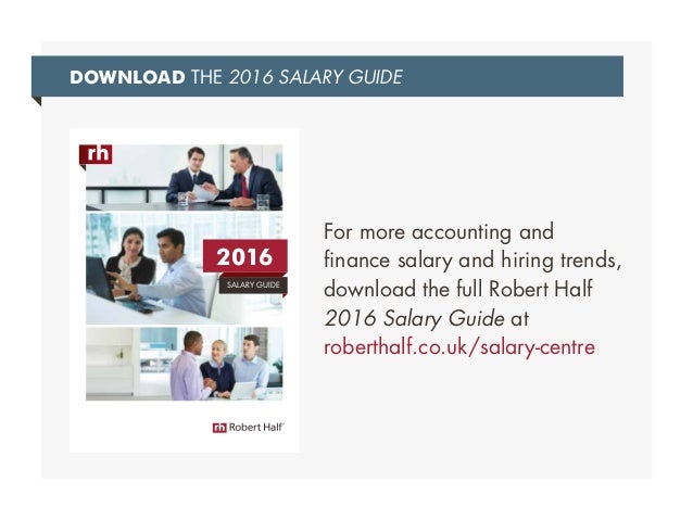 robert half accounting salary guide 2016 pdf