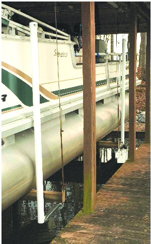 boat trailer guide pole lights