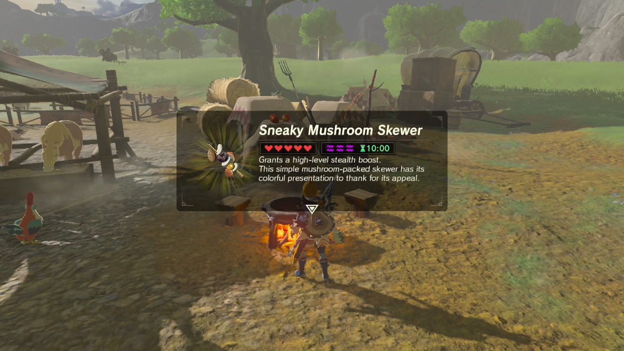 cooking guide breath of the wild