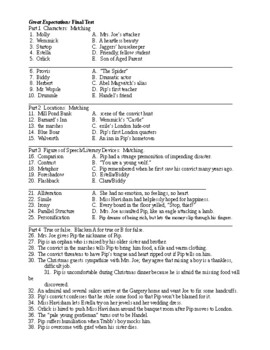 great expectations literature guide answers